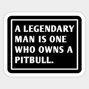 Pitbull Lover Sticker